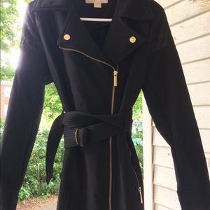 Zip-Front Trench Jacket